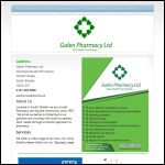 Screen shot of the Galen Pharmacy Ltd website.