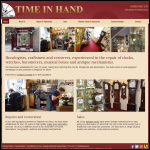 Screen shot of the Time in Hand Ltd website.