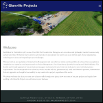 Screen shot of the Glanville Projects Ltd website.
