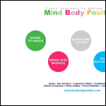 Screen shot of the Body Positive (UK) Ltd website.