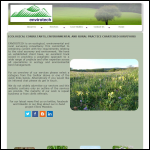 Screen shot of the Envirotech Services Ltd website.
