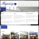 Screen shot of the Regency Building Services Ltd website.