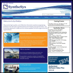 Screen shot of the Synthesys Systems Engineers Ltd website.