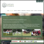 Screen shot of the Cartmel Agricultural Society website.