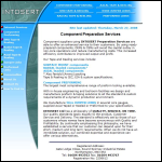 Screen shot of the Intosert Ltd website.