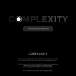Screen shot of the Complexity Ltd website.
