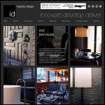Screen shot of the Inspired Design Ltd website.