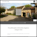 Screen shot of the Barnsdale Lodge Ltd website.