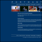 Screen shot of the Portmanteau Ltd website.