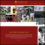Screen shot of the The Hawks' Company Ltd website.