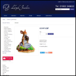 Screen shot of the Giftbox Jewellers Ltd website.