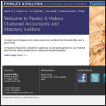 Screen shot of the Pawley & Malyon Ltd website.