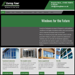Screen shot of the Carreg Fawr Developments Ltd website.
