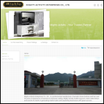 Screen shot of the Activity Enterprises Ltd website.