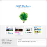 Screen shot of the Mgc Holdings Ltd website.