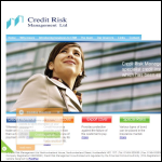 Screen shot of the Credit Risk Management Ltd website.
