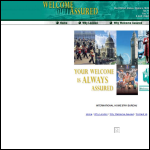 Screen shot of the Welcome Assured Ltd website.