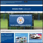 Screen shot of the Magna Park Management Ltd website.
