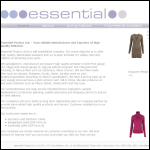 Screen shot of the Essential China Ltd website.