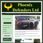 Screen shot of the Phoenix Land Ltd website.
