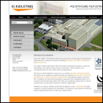 Screen shot of the I.G. Industries Public Ltd Company website.