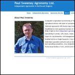 Screen shot of the North West Agronomy Ltd website.
