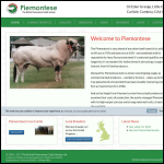 Screen shot of the The British Piemontese Cattle Society Ltd website.