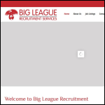 Screen shot of the Bigleague Ltd website.
