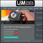 Screen shot of the L & M Imaging Systems Ltd website.