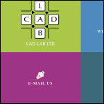 Screen shot of the Cad Lab Ltd website.