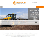 Screen shot of the Saffron Finance Ltd website.