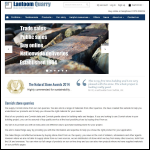 Screen shot of the Cornish Quarries Ltd website.
