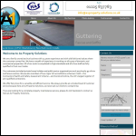 Screen shot of the A1 Property Services Ltd website.