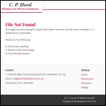 Screen shot of the C. P. Electrical Ltd website.