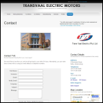 Screen shot of the Motors Support Services Ltd website.
