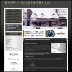 Screen shot of the Knowle Goldsmiths Ltd website.