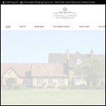 Screen shot of the Cromwell Manor Functions Ltd website.