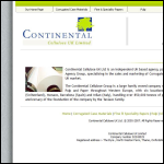 Screen shot of the Continental Cellulose Uk Ltd website.