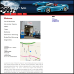 Screen shot of the Southern Tyre Service (Commercial) Ltd website.