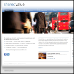Screen shot of the Sharevalue Ltd website.