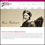 Screen shot of the The Florence Nightingale Museum Trust website.