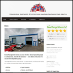 Screen shot of the Engine Management Services Ltd website.