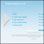 Screen shot of the B.R. Saunders (Transport) Ltd website.