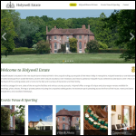 Screen shot of the Holywell Estate Ltd website.
