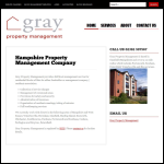 Screen shot of the Grey Property Management Ltd website.
