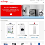 Screen shot of the Harrap Publishing Group Ltd website.