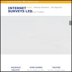 Screen shot of the Team Surveys Ltd website.
