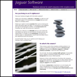 Screen shot of the Jaguar Software Ltd website.