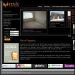 Screen shot of the Fenix Properties Ltd website.