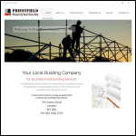 Screen shot of the Pps Builders Ltd website.